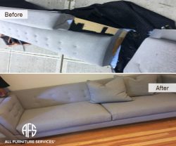 Tufted Sofa Disassembling Take Apart couch disassembly arm back removal to fit into elevator doorway