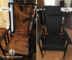 Antique Chair Restoration Spring Padding Upholstery Loose Frame Work