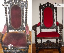 Antique Chair Reupholstery