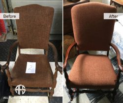 Antique Furniture Chair Complete Restoration Padding Finishing Reupholstery