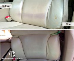 Auto car seat tear repair painting