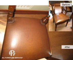 Chair Seat Leather Repair