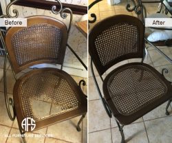 Chair Wicker Restoration Cane Replacement Refinishing