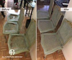 Chair cane repair and restoration canning