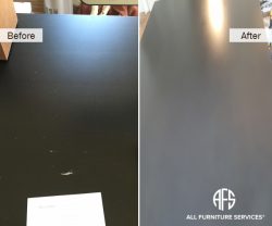 Chipped Table Repair Desk Refinishing