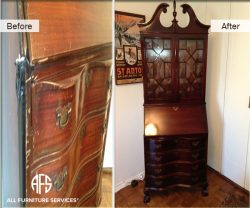 Desk Cabinet Antique Furniture refurbishing