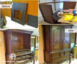 Disassemble assembly armoire