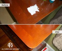 Dresser Top Damage Repair