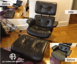 Eames Knoll Office furniture chair restoration upholstery dyeing repair polishing