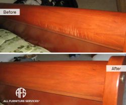 Footboard Scratch Repair