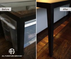 Furniture Table Custom resizing leg creating exact copy of longer legs change of height