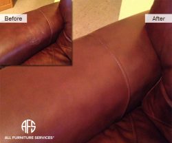 Leather Scratch peel Repair dyeing