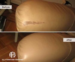 Leather Sofa Arm Redye