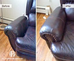 Leather Sofa Arm Repair