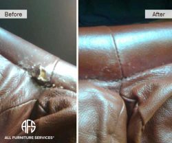 Sofa Leather Back Tear Repair