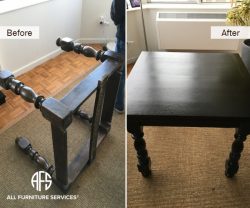 Table top frame recreation installation repair and finishing furniture