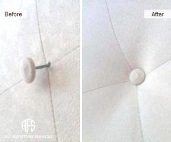 Upholstered Headboard Button Repair