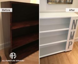 Wall unit Bookshelf cabinet Refinished color change customization and design