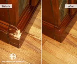 Wood Armoire Damage