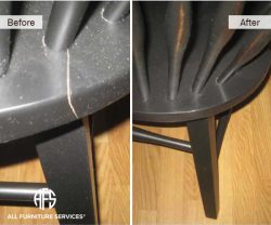 Wooden Chair Cracked Seat