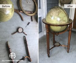 Antique Art Vintage stand Statue globe frame accessory repair re-glue restore put together broken cracked item fix