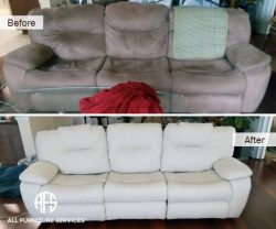 Furniture Rexcliner sofa re-upholstery fabric change colro change material complete