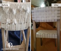 Furniture Chair decorative straps webbing repair and replacement