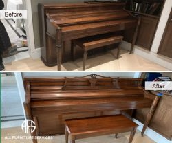 Piano Repair Case Good Restoration Touch Up wood Finish Refinishing touch-up