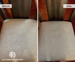 chair seat furniture cleaning stain removal