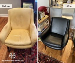 leather chair replacing upholstery reupholstery