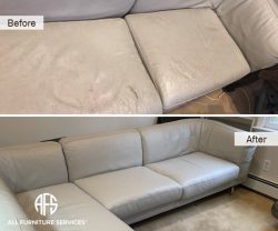 furniture chair sofa seat cushions repair replace padding reupholstery change leather vinyl fabric fix cracked torn worn discolored material