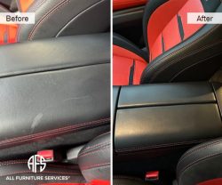 Car Console leather refresh paint dye scratch removal seat dashboard recolors remove damage