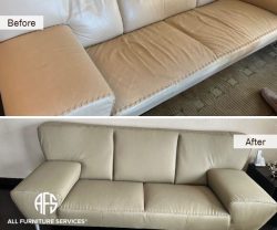Modern unique furniture sofa hand decorative accent stitching upholstery change replace seats and arms match leather color