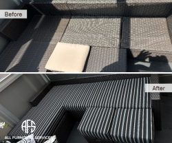 indoor outdoor furniture cushion replacement reupholstery material change padding shape color