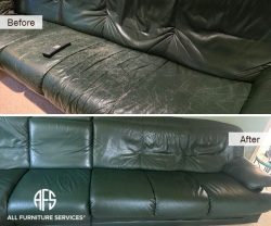 partial reupholstery sofa couch sectional chair seats discolored worn damaged cracked torn repair restoration