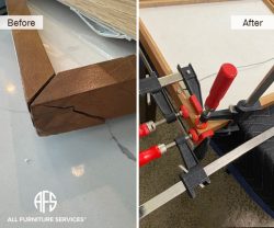 Broken Furniture Frame Repair Wood Joint Clamping Structural Restoration Professional Service