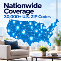 All Furniture Services® Expands Nationwide Coverage to More Than 30,000 U.S. ZIP Codes